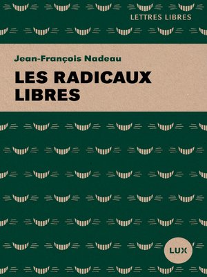 cover image of Les radicaux libres